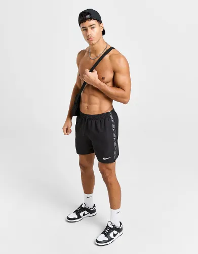 Nike Tape Swim Shorts - Black - Mens