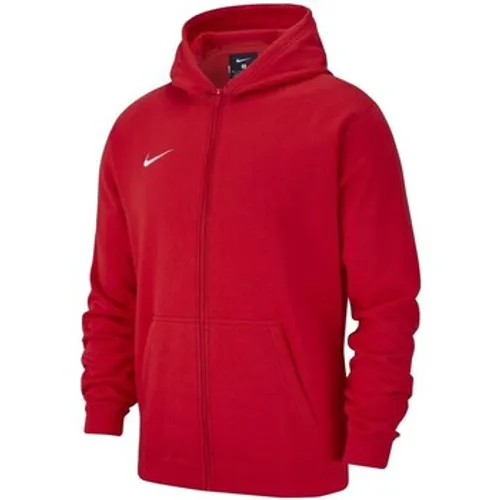 Nike  Team Club 19 Full-zip Fleece Hoodie Junior  boys's Children's sweatshirt in Red