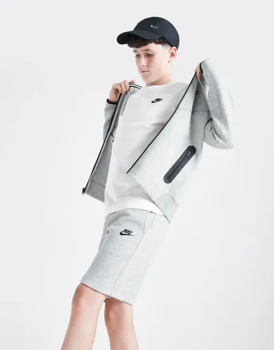 Nike Tech Fleece Shorts Junior - Dark Grey Heather
