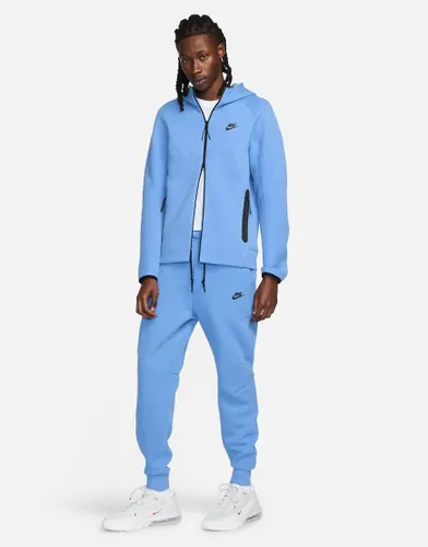 Nike Tech Fleece winter joggers in blue