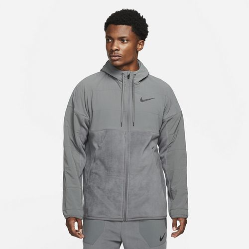 Nike Therma-FIT Men's Winterized Full-Zip Training Hoodie - Grey