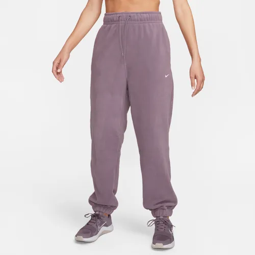 Nike Therma-FIT One Women's Loose Fleece Trousers - Purple - Polyester