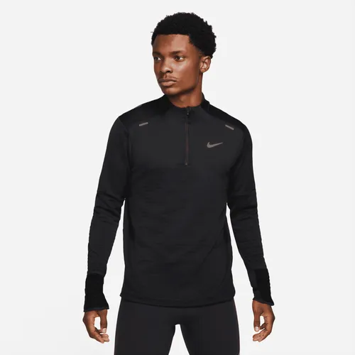 Nike Therma-FIT Repel Men's 1/4-Zip Running Top - Black - Polyester