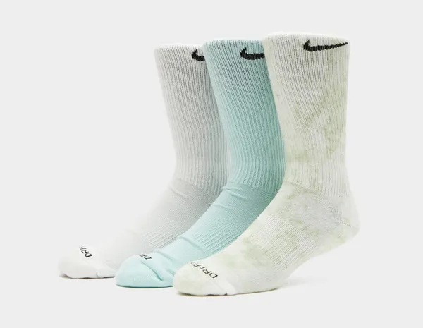 Nike Tie Dye Crew Socks (3-Pairs), Green