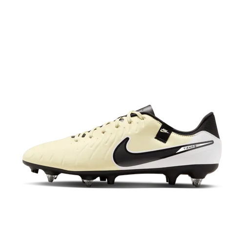 Nike Tiempo Legend 10 Academy Soft-Ground Low-Top Football Boot - Yellow - Leather