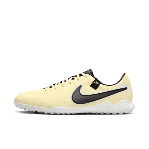 Nike Tiempo Legend 10 Academy Turf Low-Top Football Shoes - Yellow - Leather