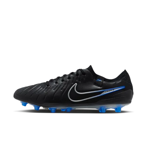 Nike Tiempo Legend 10 Elite Artificial-Grass Football Boot - Black - Leather