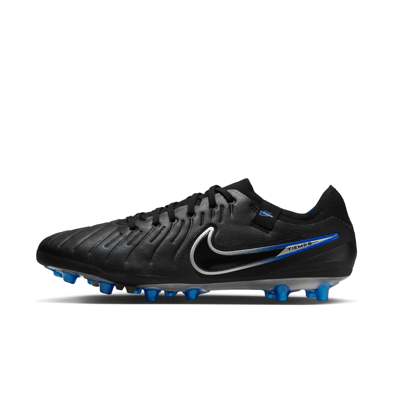 Nike Tiempo Legend 10 Pro Artificial-Grass Low-Top Football Boot - Black - Leather