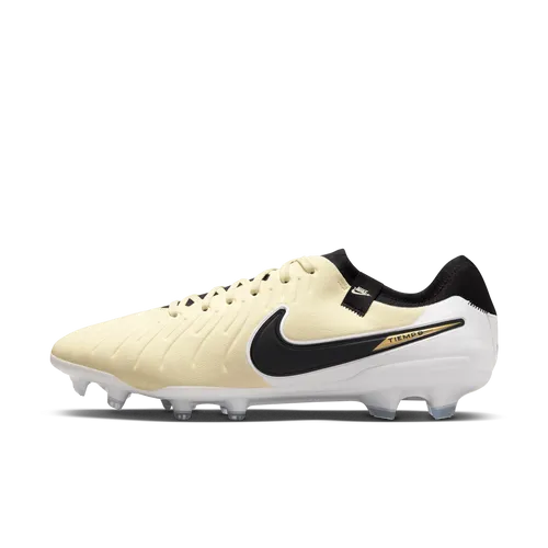 Nike Tiempo Legend 10 Pro Firm-Ground Low-Top Football Boot - Yellow - Leather
