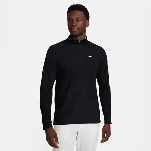 Nike Tour Men's Dri-FIT ADV 1/2-Zip Golf Top - Black - Polyester