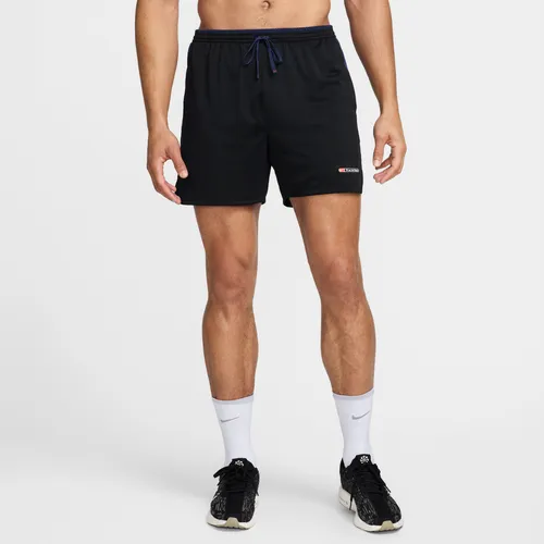 Nike Track Club Men's Dri-FIT 13cm (approx.) Brief-Lined Running Shorts - Black - Polyester
