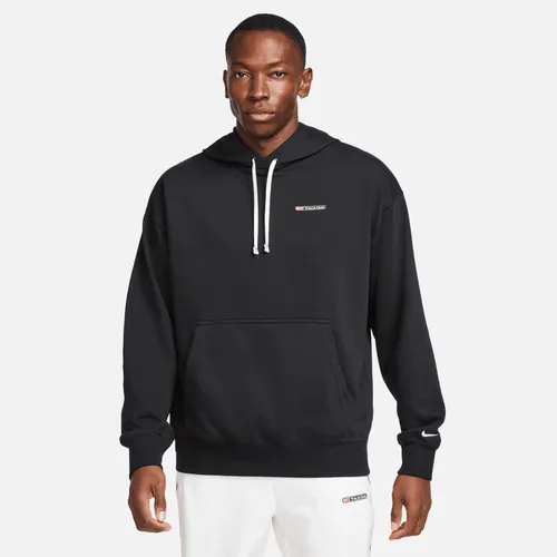 Nike Track Club Men's Dri-FIT Fleece Running Sweatshirt - Black - Polyester