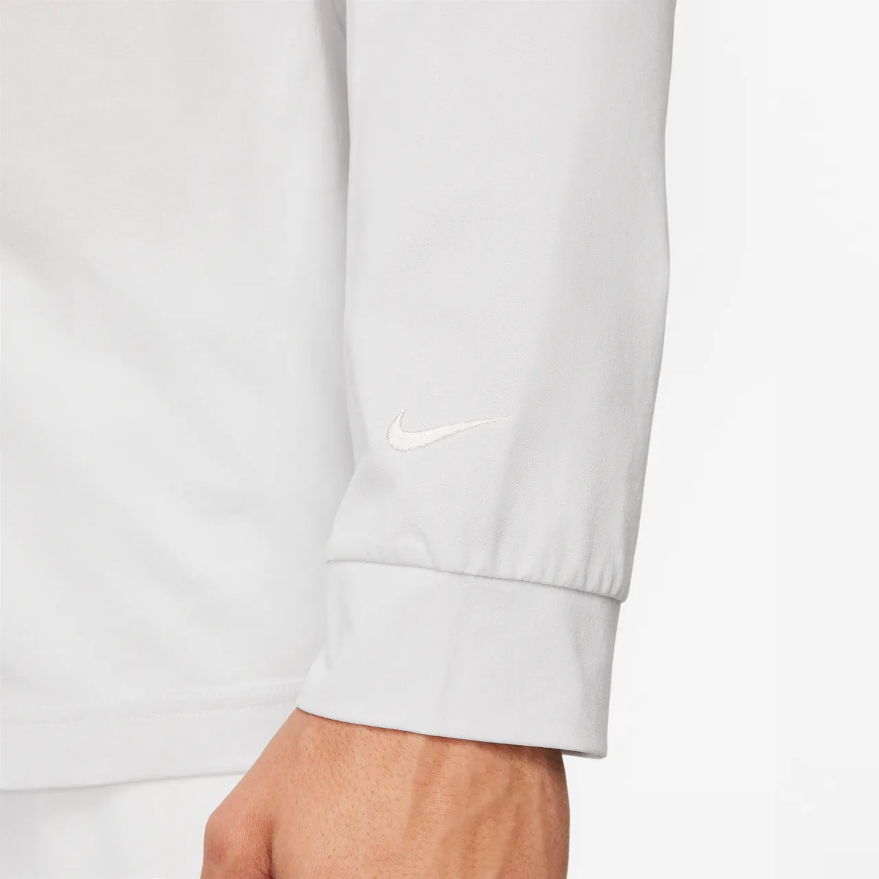 Nike Track Club Men's Dri-FIT Hyverse Long-Sleeve Running Top - Grey - Polyester