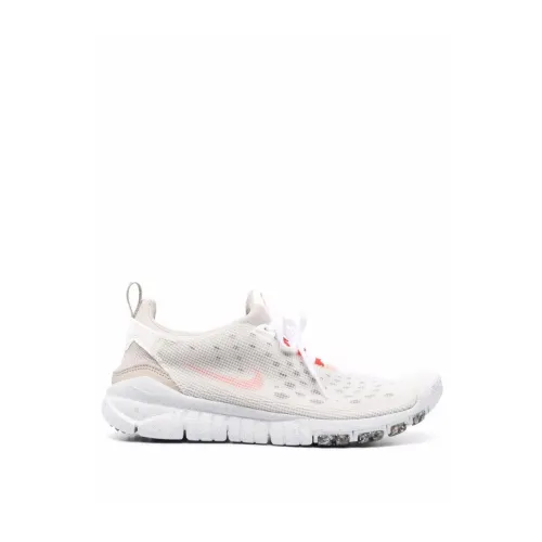 Nike , Trail Crater Sneakers in White/Orange-Cream II ,White male, Sizes: