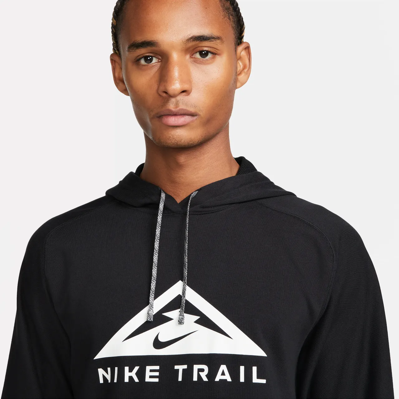 Nike Trail Magic Hour Men's Dri-FIT Running Hoodie - Black - Polyester