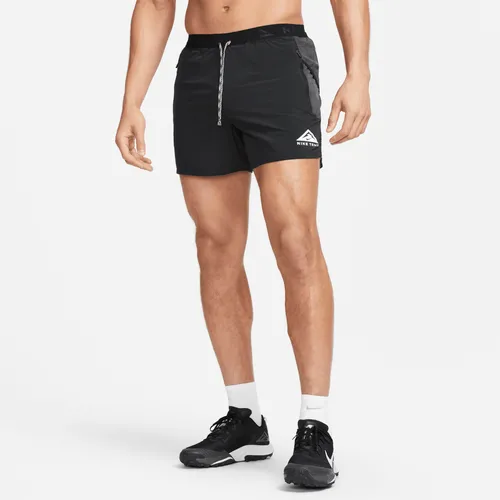 Nike Trail Second Sunrise Men's Dri-FIT 13cm (approx.) Brief-Lined Running Shorts - Black - Polyester