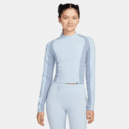 Nike Trail Women's Dri-FIT Long-Sleeve Running Top - Blue - Polyester