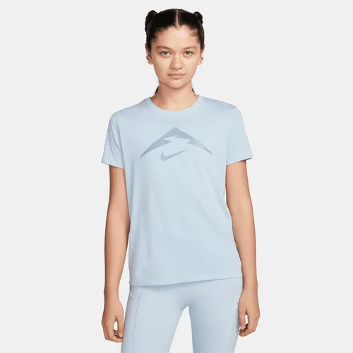 Nike Trail Women's Dri-FIT T-Shirt - Blue - Polyester