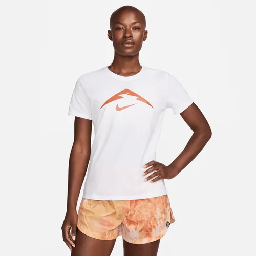 Nike Trail Women's Dri-FIT T-Shirt - White - Polyester