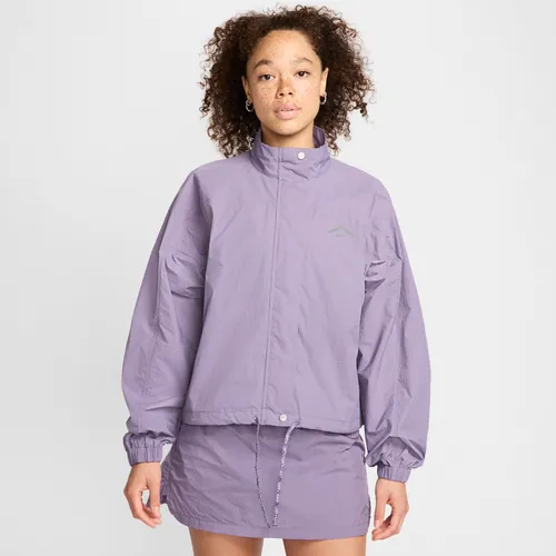 Nike Trail Women's Repel UV Running Jacket - Purple - Nylon