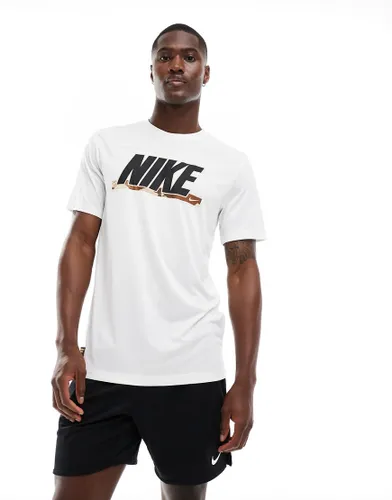 Nike Training Core Legend Camo t-shirt in white