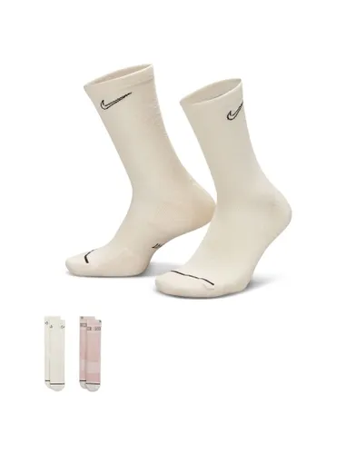 Nike Training Everyday Performance 2 pack socks in white and black