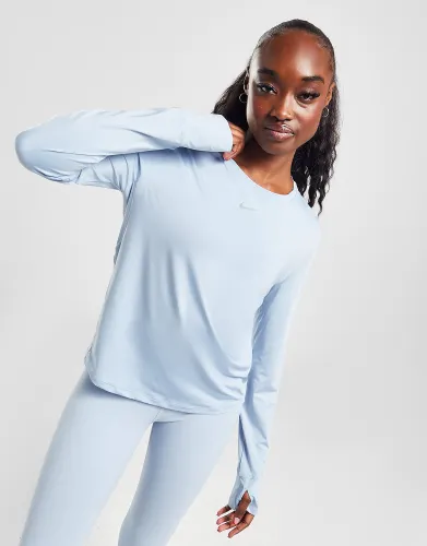 Nike Training One Long Sleeve T-Shirt - Light Armoury Blue - Womens