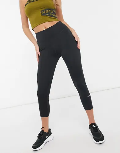 Nike Training One Sculpt leggings crop 2.0 leggings in black
