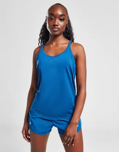 Nike Training One Strappy Tank Top - Blue - Womens