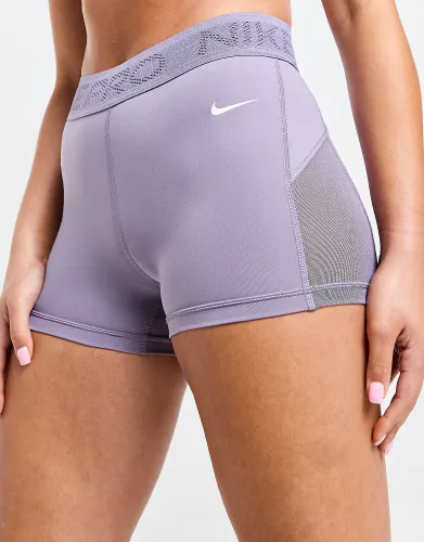 Nike Training Pro 3" Mesh Shorts - Purple - Womens