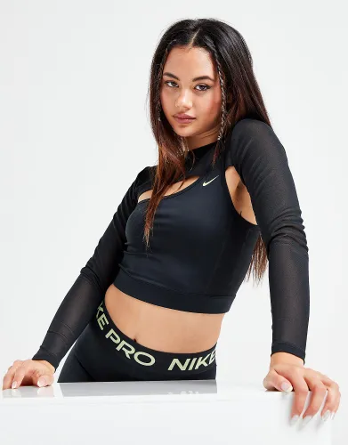 Nike Training Pro Crop Top - Black - Womens