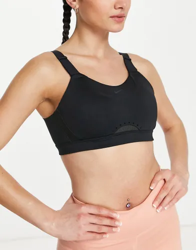 Nike Training Rival high support sports bra in black