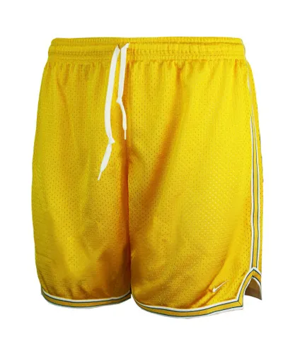 Nike Training Shorts Stretch Waist Yellow Womens Bottoms 334411 703