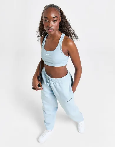 Nike Training Swoosh Bra - Blue - Womens