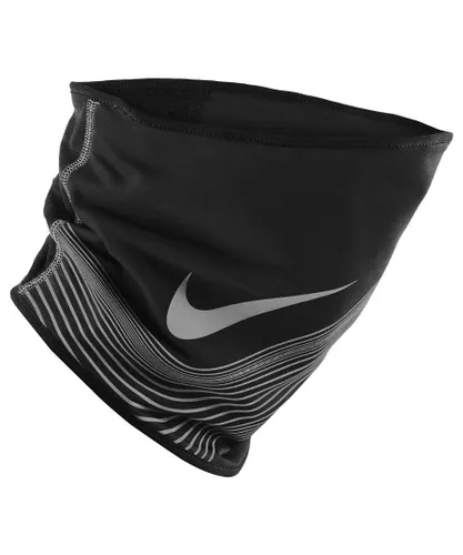 Nike Unisex 360 Therma-Fit Neck Warmer (Black/Silver)