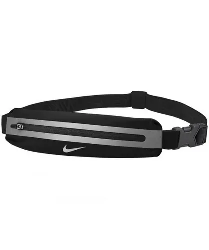 Nike Unisex Adult 3.0 Slim Waist Bag (Black/Silver) - One Size