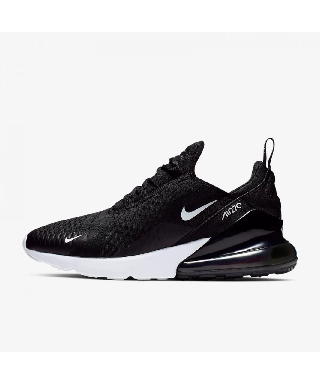 Nike Unisex Air Max 270 Trainers Black/White/Solar Red/Anthracite Mesh