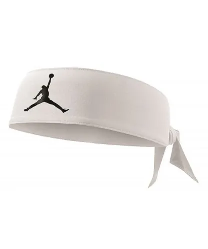 Nike Unisex Jordan Jumpman Dri-FIT Headband (White/Black) - One