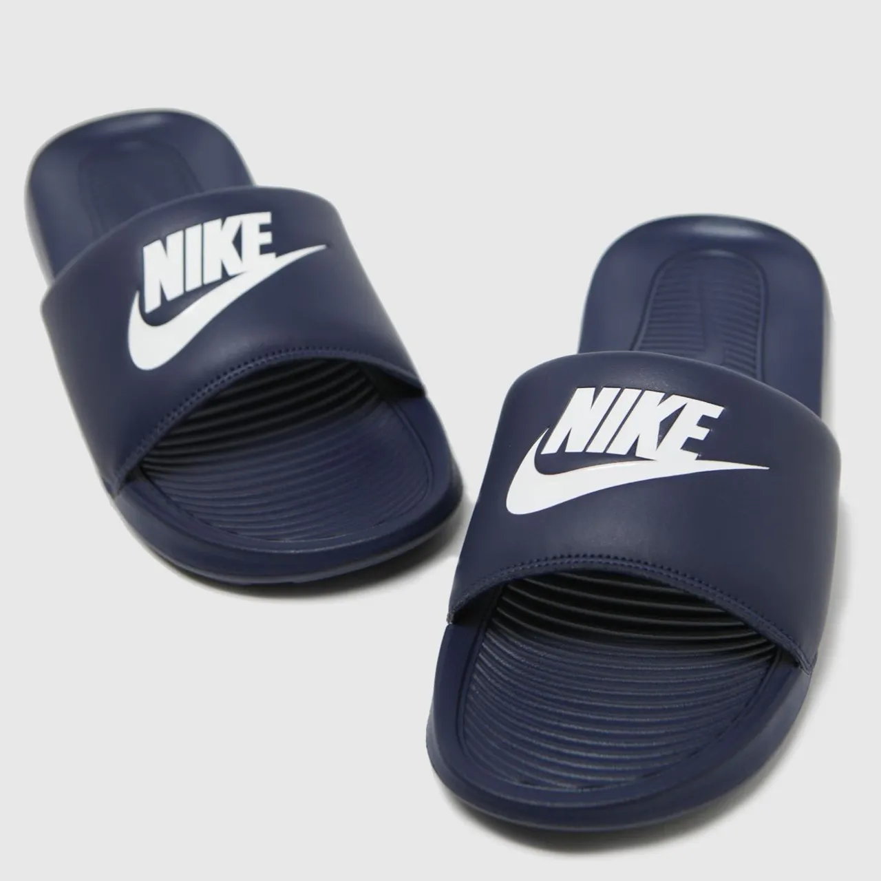 Nike Victori One Sandals In Navy