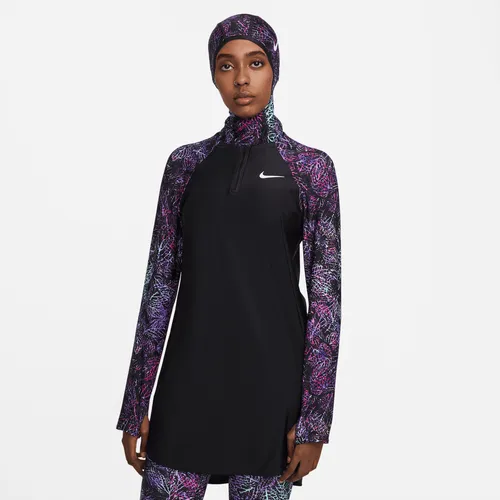 Nike Victory Women's Full Coverage Swim Tunic - Black - Polyester