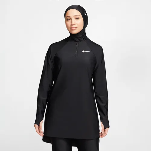Nike Victory Women's Full-Coverage Swim Tunic - Black - Polyester