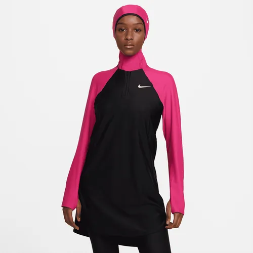 Nike Victory Women's Full-Coverage Swim Tunic - Pink - Polyester
