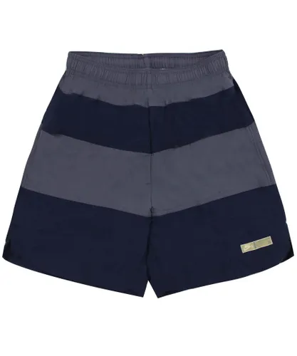 Nike Vintage Boys Swimming Shorts (L) - Navy Nylon