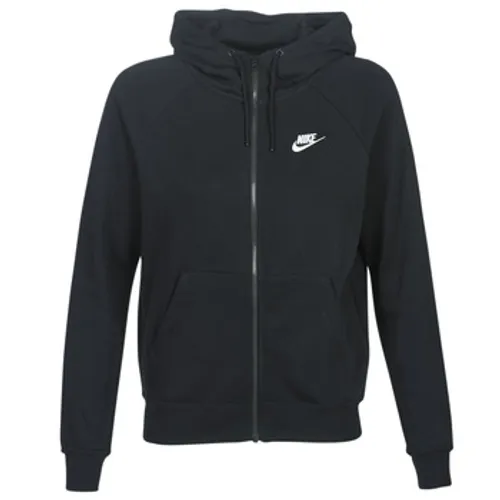 Nike  W NSW ESSNTL HOODIE FZ FLC  women's Sweatshirt in Black