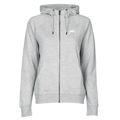 Nike  W NSW ESSNTL HOODIE FZ FLC  women's Sweatshirt in Grey