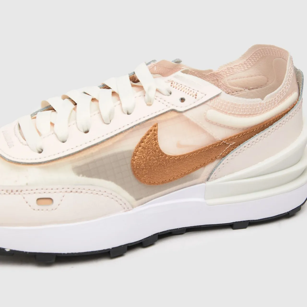 Nike Waffle One Trainers In Pale Pink