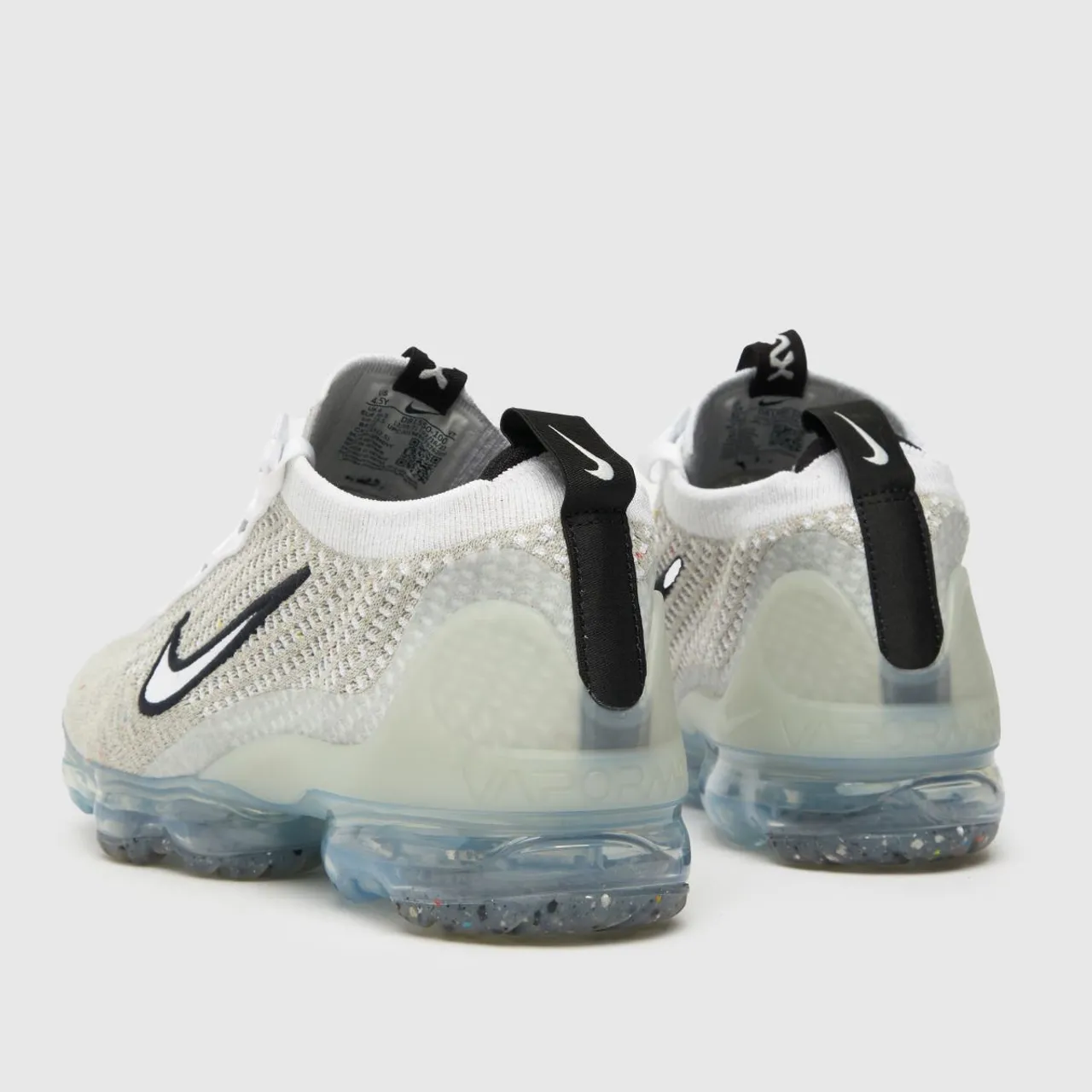 Nike White & Black Air Vapormax 2021 Fk Youth Trainers