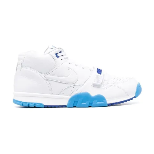 Nike , White Leather Trainer Sneakers ,White male, Sizes: