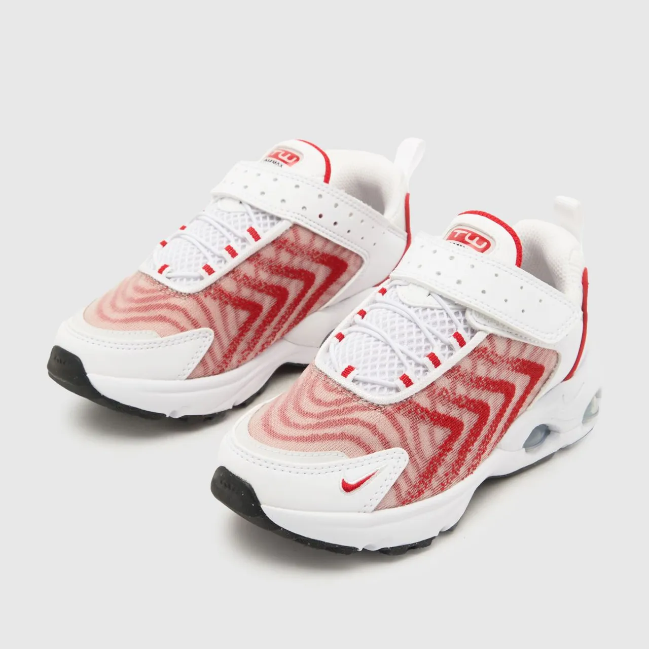 Nike White & Red Air Max Tw Girls Junior Trainers