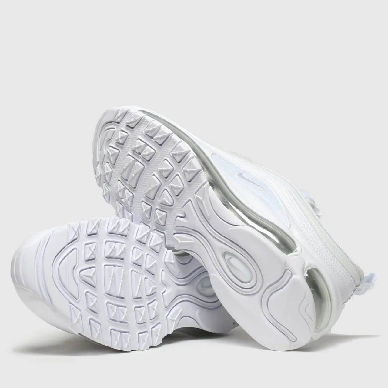 Nike White & Silver Air Max 97 Ultra 17 Youth Trainers